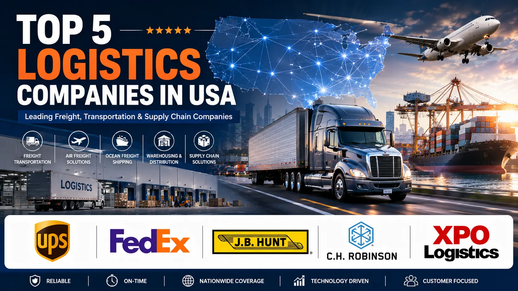 Top 5 Logistics Companies in USA